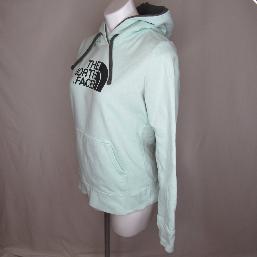 The North Face Half Dome Mint Green Hooded Sweatshirt Women's M Medium - Picture 4 of 9